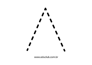 Molde do acento circunflexo | Educlub
